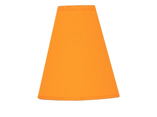 Lampeskærm Kegleformet 9x21x14 Orange T-E27